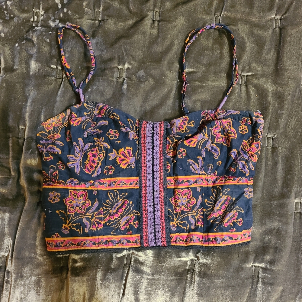 American Eagle Boho Festival Crop Tank